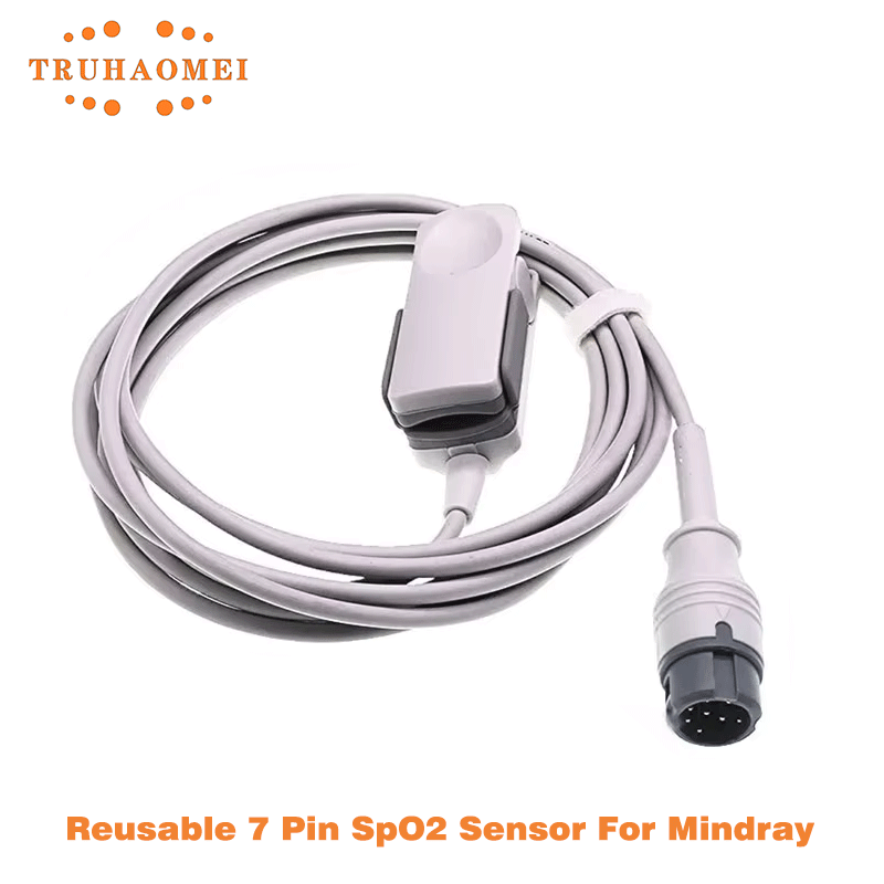 Tech Max Accessories - 8-pinowy, wielokrotnego użytku czujnik SPO2 do