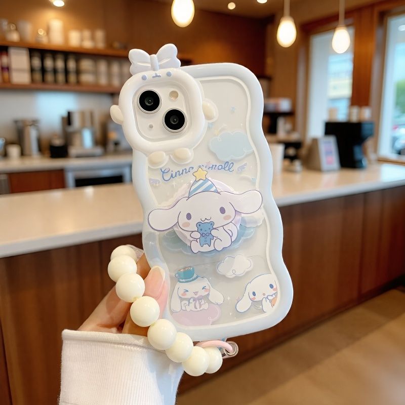 Tech Accessories Iphone - Uroczy Cinnamoroll z bransoletką, etui na
