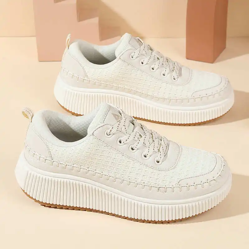 Tech Accessories For College - Brązowe buty damskie mieszkania jesienne buty