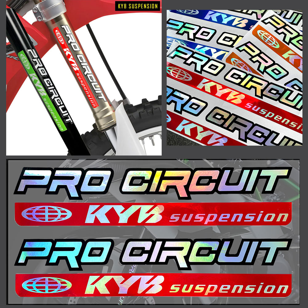 Xmax Tech Max Accessories - Tęczowe zawieszenie KYB Racing Shock akcesoria