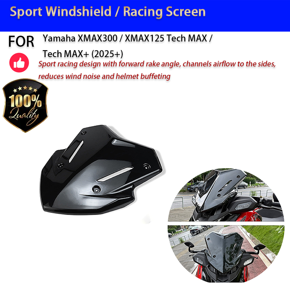 Tech Max Accessories - Szyba przednia Yamaha XMAX300 2025 Tech