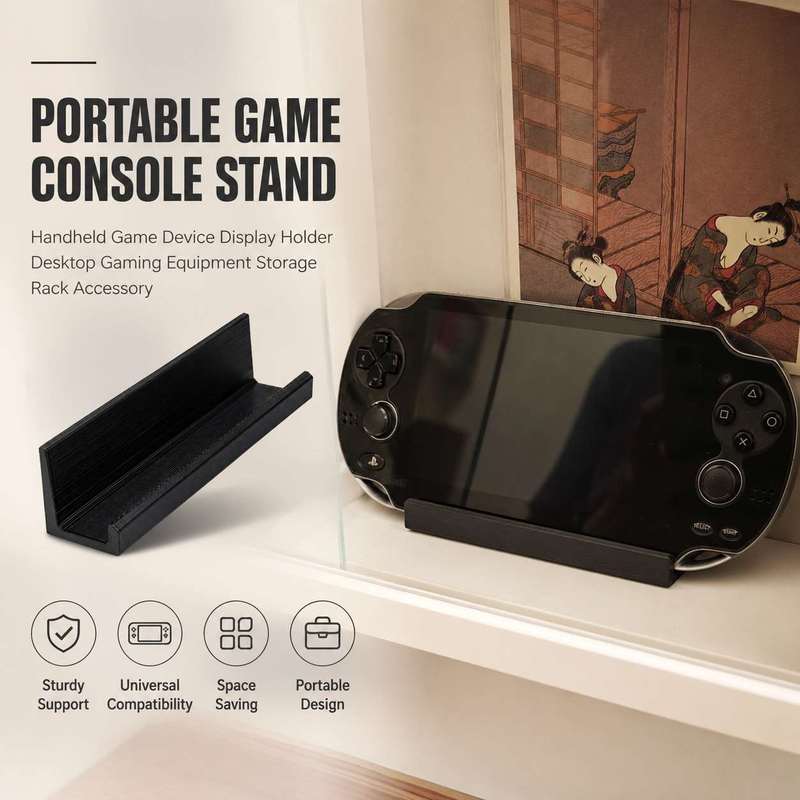 Tech Desktop Accessories - Przenośny stojak na konsolę do gier,