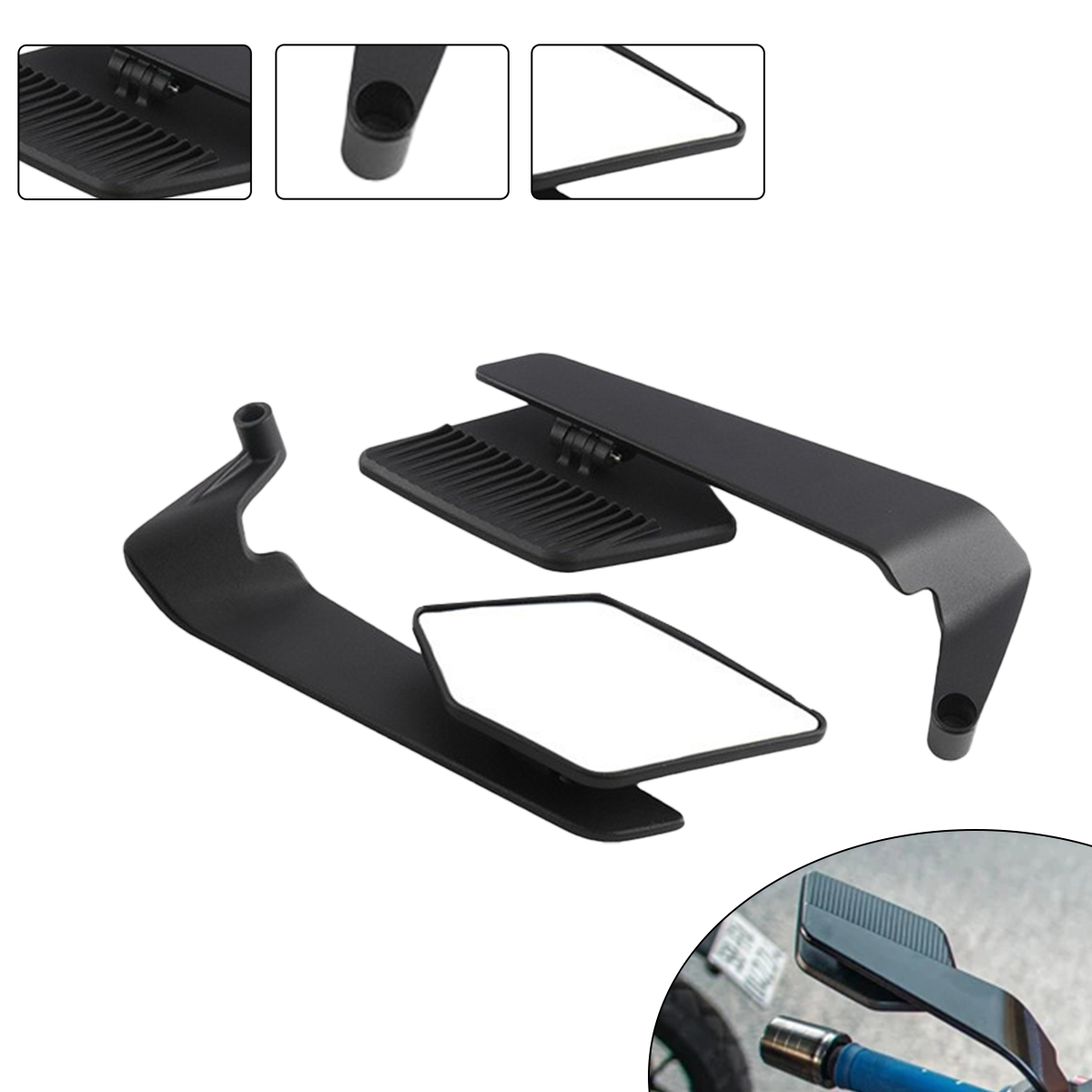 Lusterka motocyklowe Stealth m – Xmax Tech Max Accessories recenzja i cena