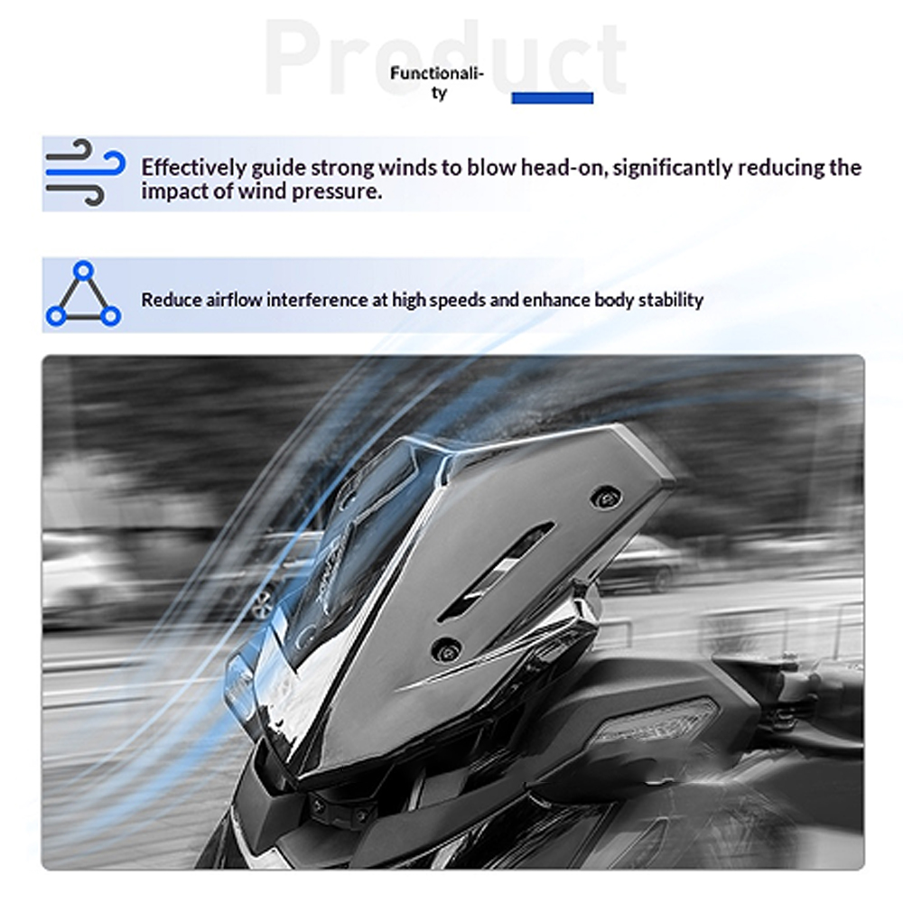 Szyba przednia Yamaha XMAX300  – Tech Max Accessories recenzja i cena